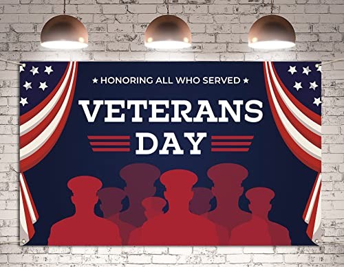 Veterans Day Photo Booth Backdrop Honoring All Who Served Photography
