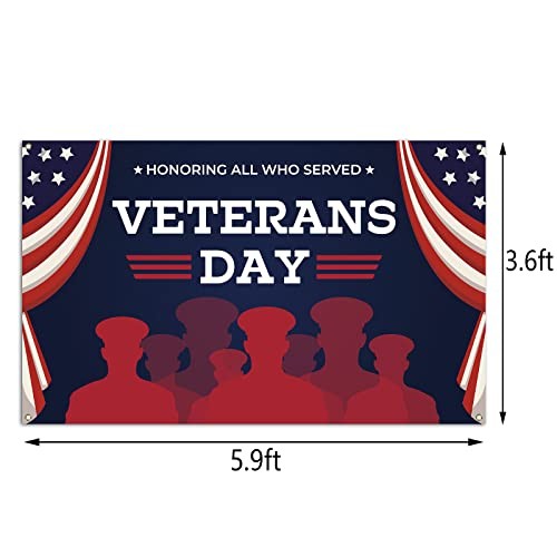Veterans Day Photo Booth Backdrop Honoring All Who Served Photography