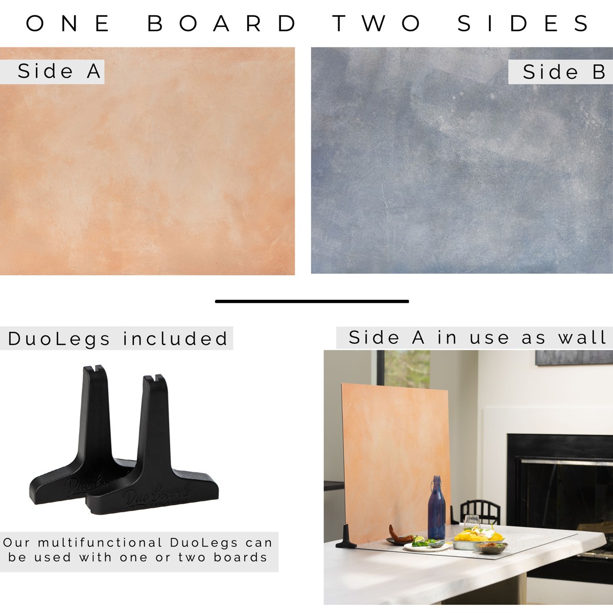 V-FLAT WORLD Duo Board – 30×40″ Surface Board, Coral Wash/90’s Blues #00811L