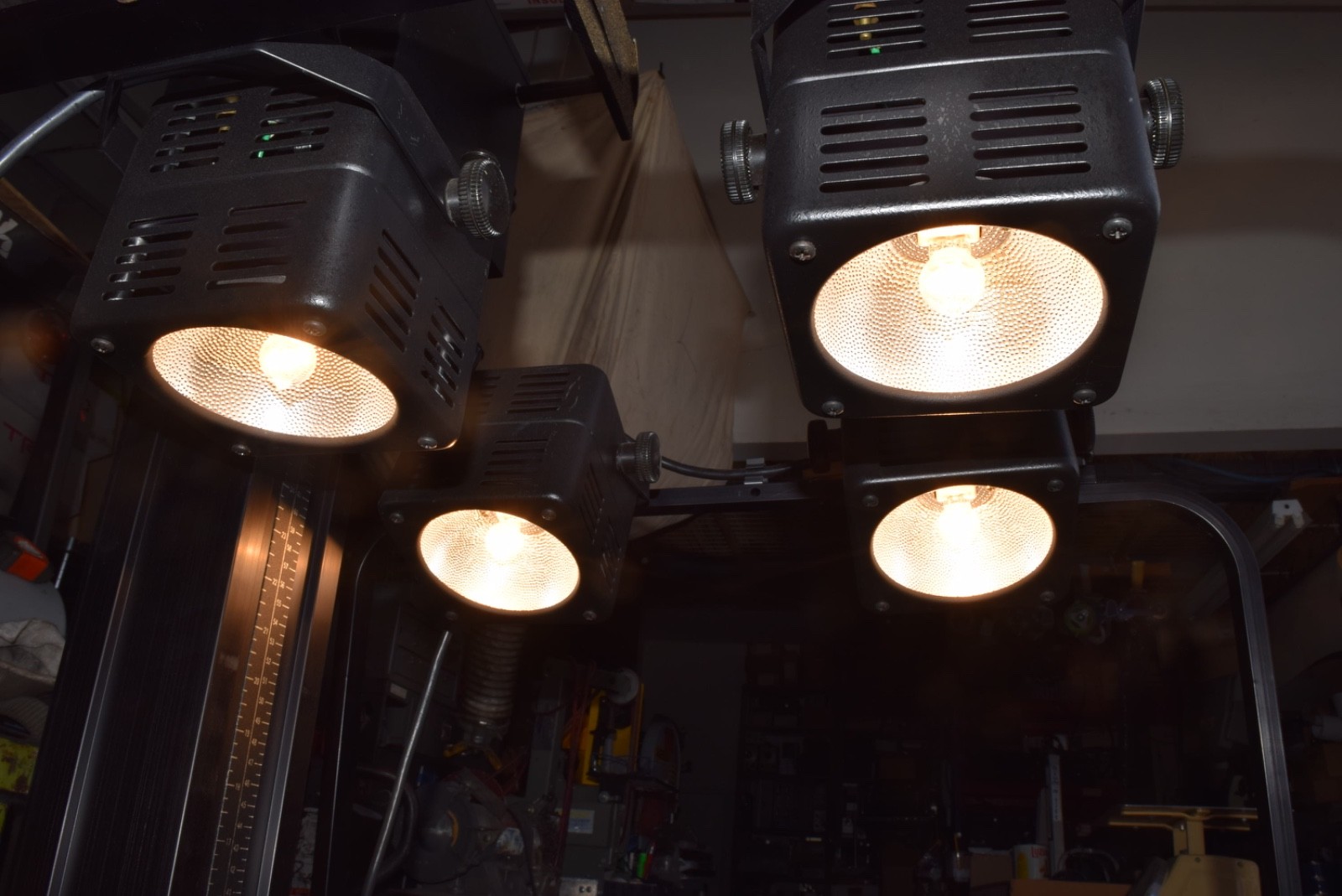 Bencher Copymate II 300w Quartz Halogen Lights (4) Copy Stand Table Copy Mate 2