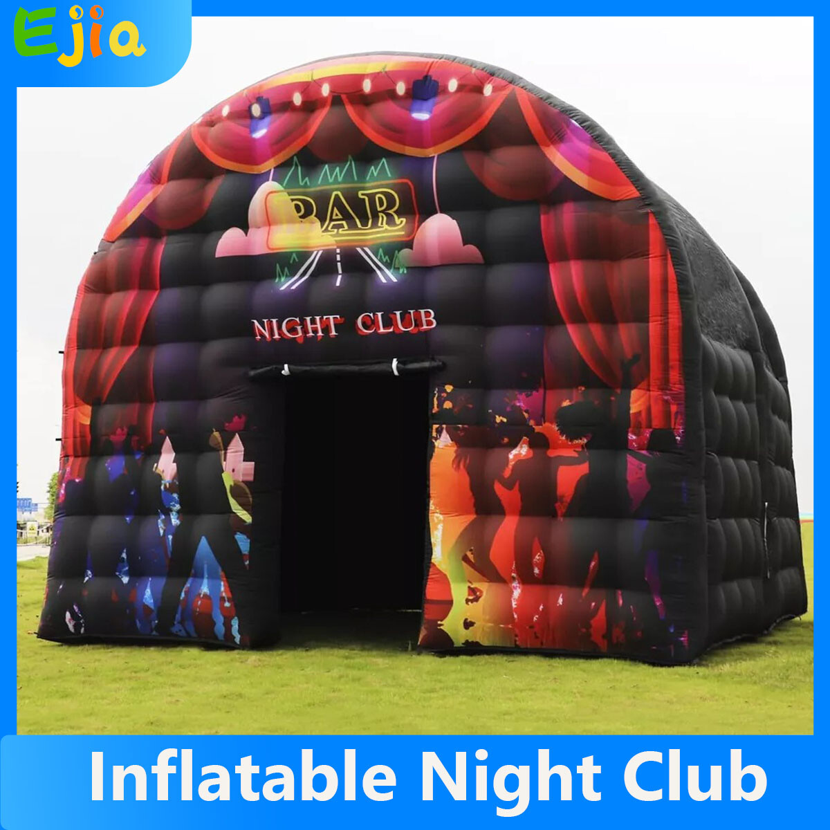 US 15ft Inflatable Night Club Cube Gazebo Event House For Birthday Wedding Party