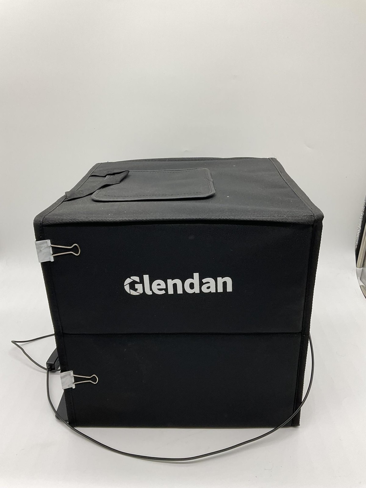 Glendan AmazonBasics 53-005312 12×12 Black Collapsible LED Photo Tent Studio