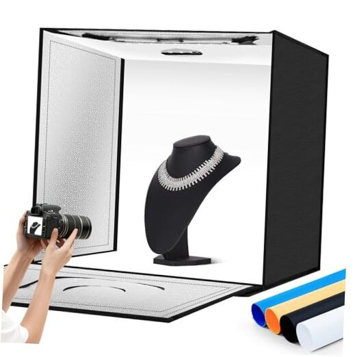 Light Box Photography 24″x24″ with 120LED Lights and 4 24″ with 6000-6500K