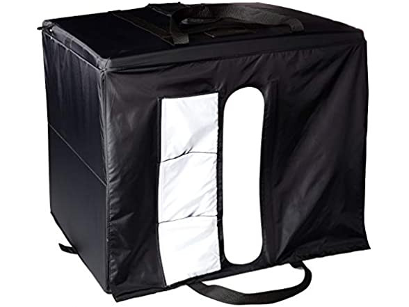 Amazon Basics Portable Foldable Photo Studio Box with LED Light – 25 x 30 x 25in
