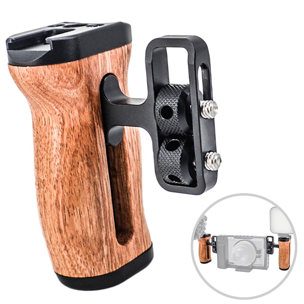 Multifunction Side Grip Handle For DSLR Cameras Lightweight And Easy To Carry