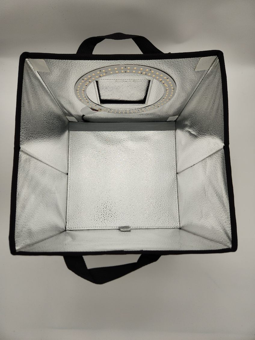 Glendan 12×12 Foldable LED Ring Light Tent Studio Box w/ Carrying Handle