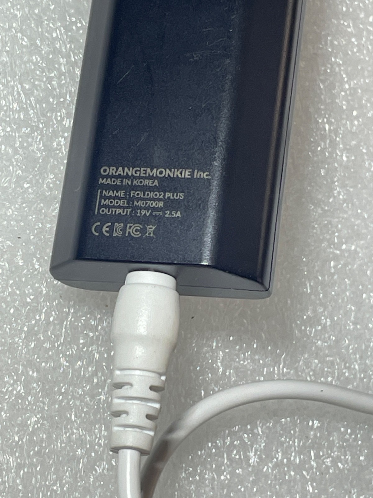 ORANGEMONKIE FOLIO2 PLUS 19V POWER ADAPTERS