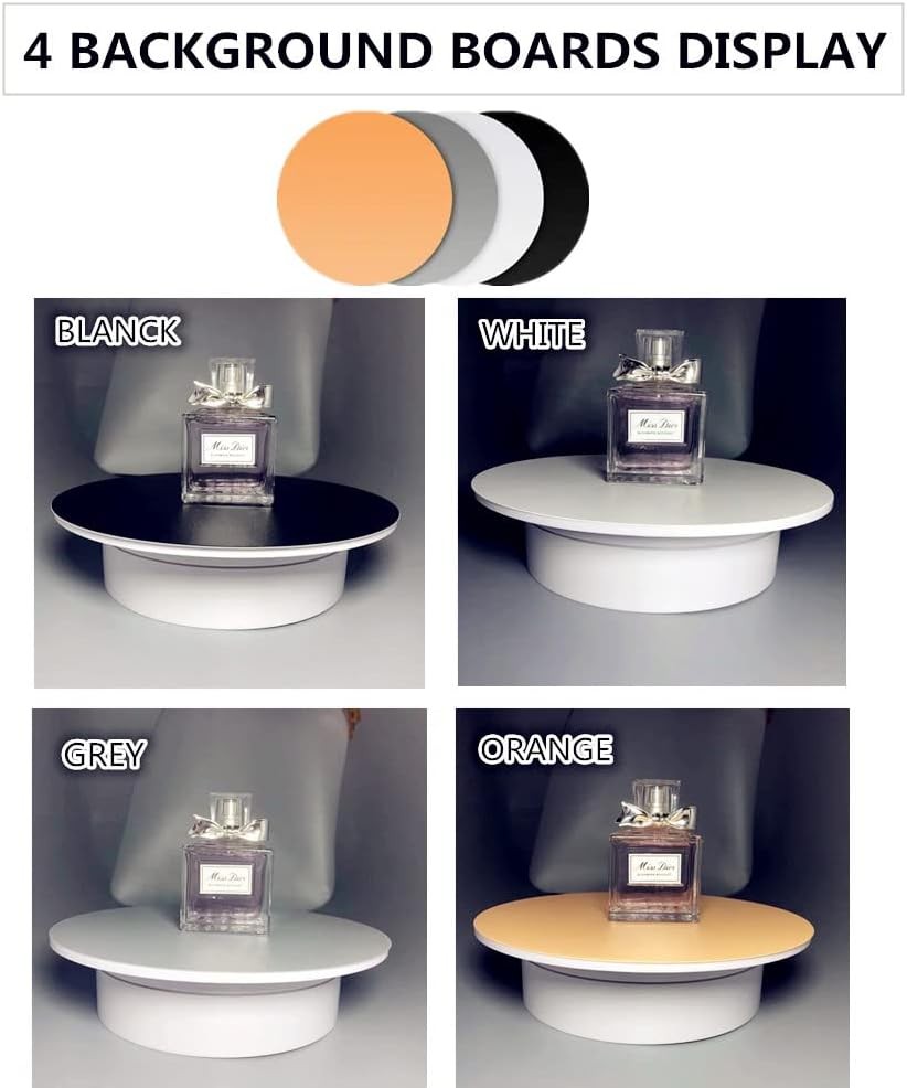 Degree Electric Turntable Product Display Photography