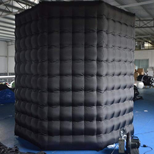 Octagon Inflatable Photo Booth Backdrop (Two Doors, 8.2ft Diameter) LED