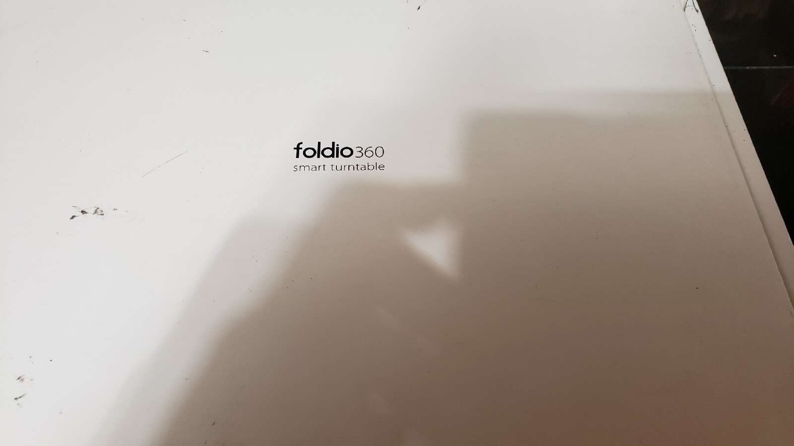 Foldio360 Smart Photography Turntable by ORANGEMONKIE only. No power supply.