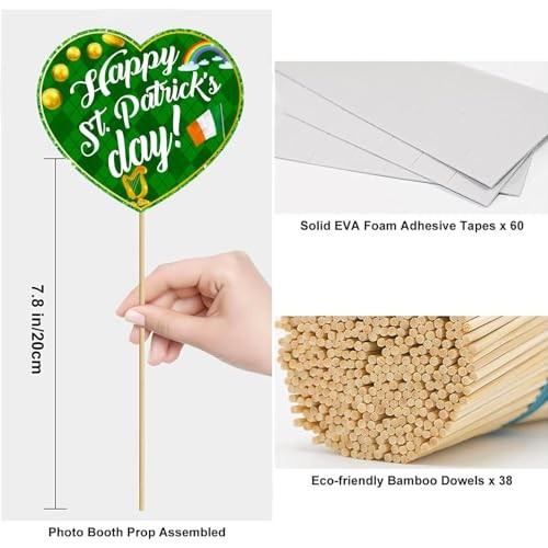 St Patricks Day Decorations Photo Booth Props, St Patricks Day St Patricks-b