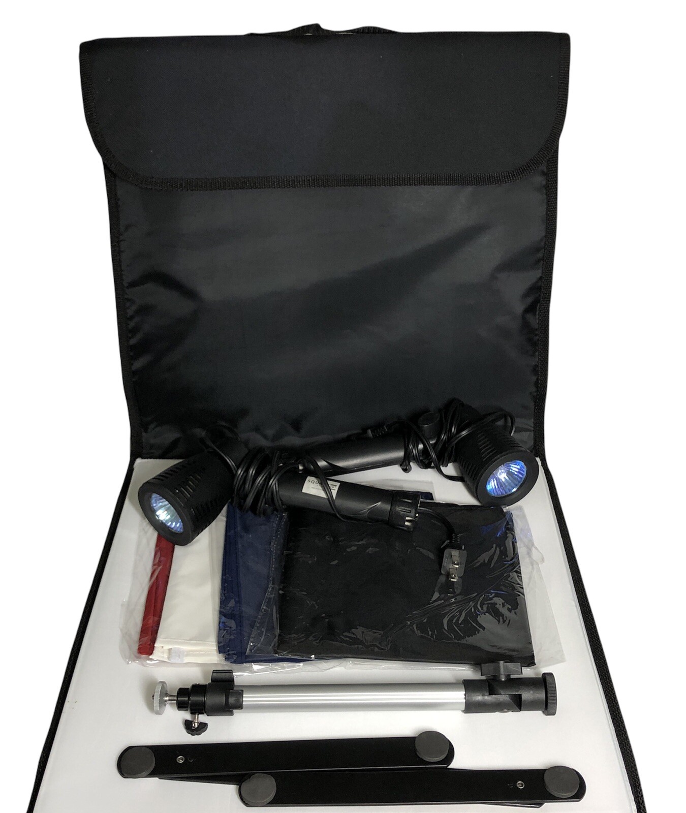Square Perfect Professional Studio Photo Kit 3085 SP200 Lamps Box Photography