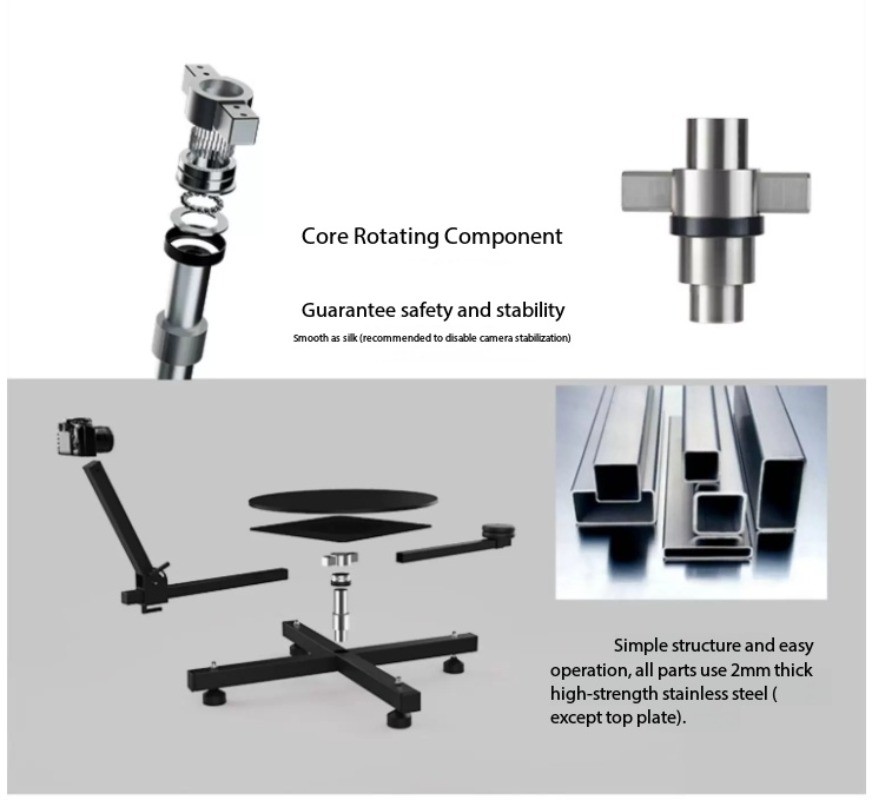 360° Rotating Shooting Platform | Rotating Slider Bullet Time Mount