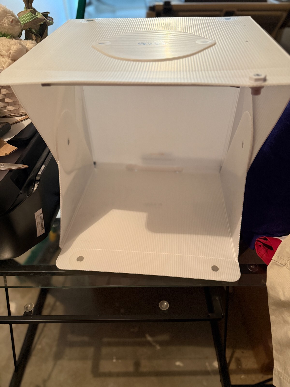 Foldio Portable Foldable Photo Shooting Studio Light Box & power cable