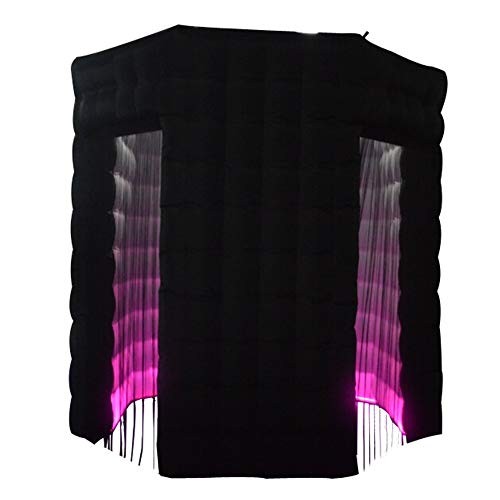 Octagon Inflatable Photo Booth Backdrop (Two Doors, 8.2ft Diameter) LED