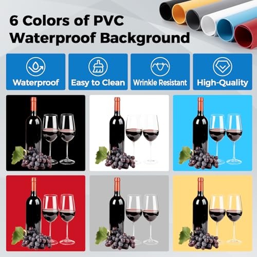 Photo Light Box, Portable 12/16/20/24/32 Inch Photo Studio Light Box, 24″ x24″