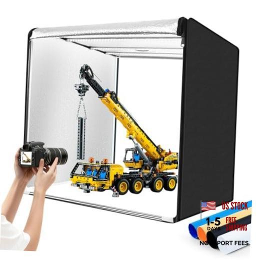 Photo Studio Light Box, 32″x32″ Professional Dimmable Shooting Tent 32*32inch