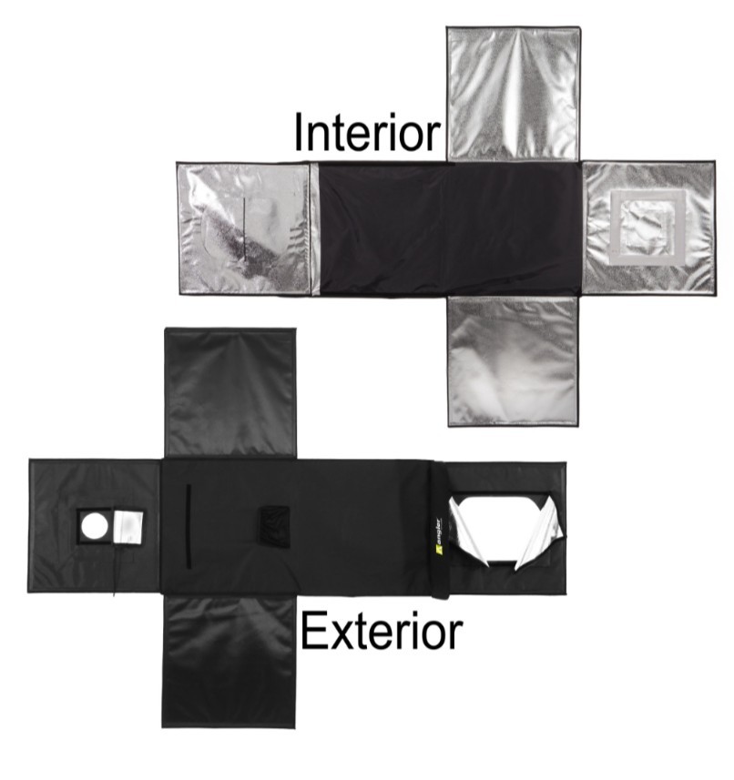 Angler CT-DLLEDII 27 in led port-a-cube Light Tent