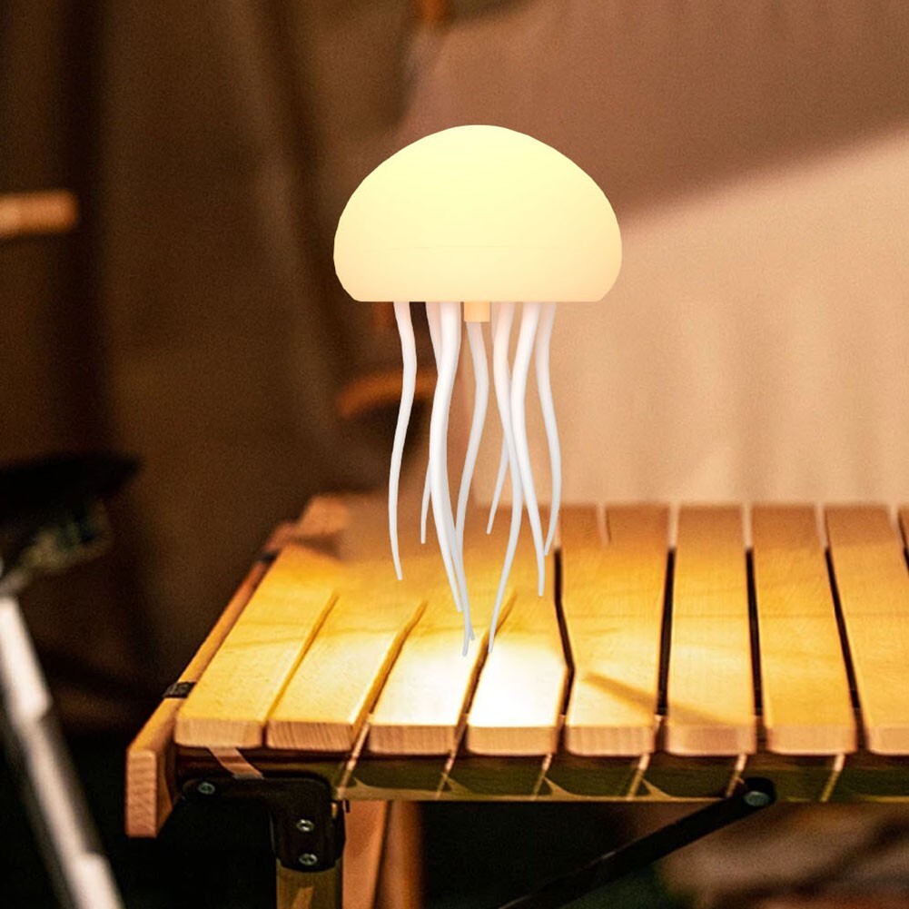 Colorful Voice Controlled For Jellyfish Decor Light Easily Rechargeable Design