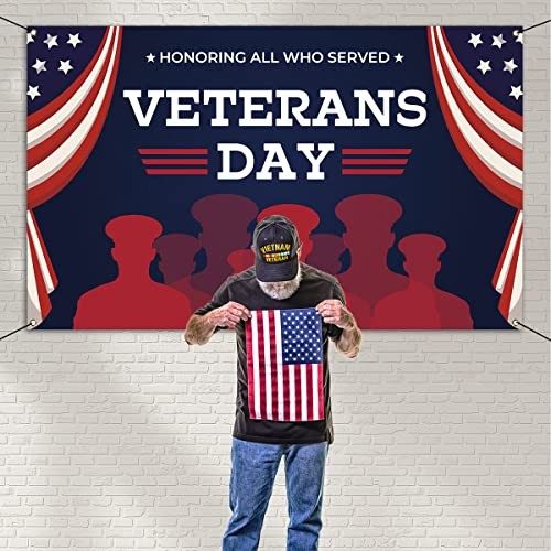 Veterans Day Photo Booth Backdrop Honoring All Who Served Photography