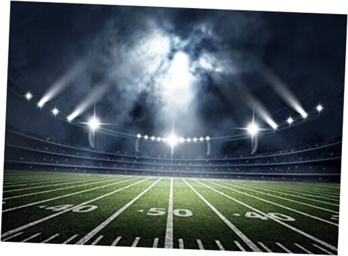7x5ft Fabric Football Field Backdrop Sports Stadium Super Bowl 7x5FT Sport-54