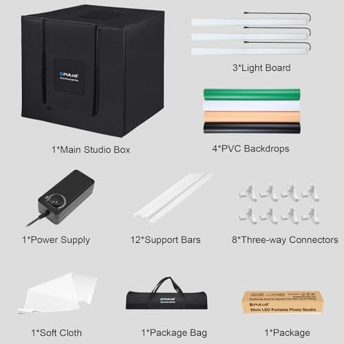Large Photography Light Box, 32″x32″ Photo Studio Box, Portable 32×32 inches