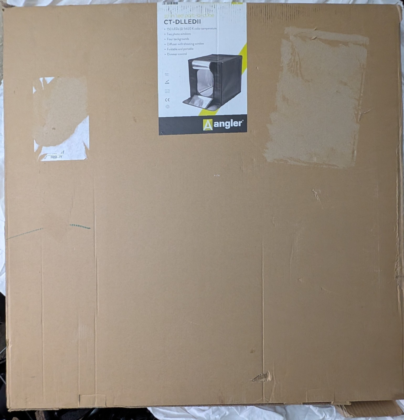 Angler CT-DLLEDII 27 in led port-a-cube Light Tent
