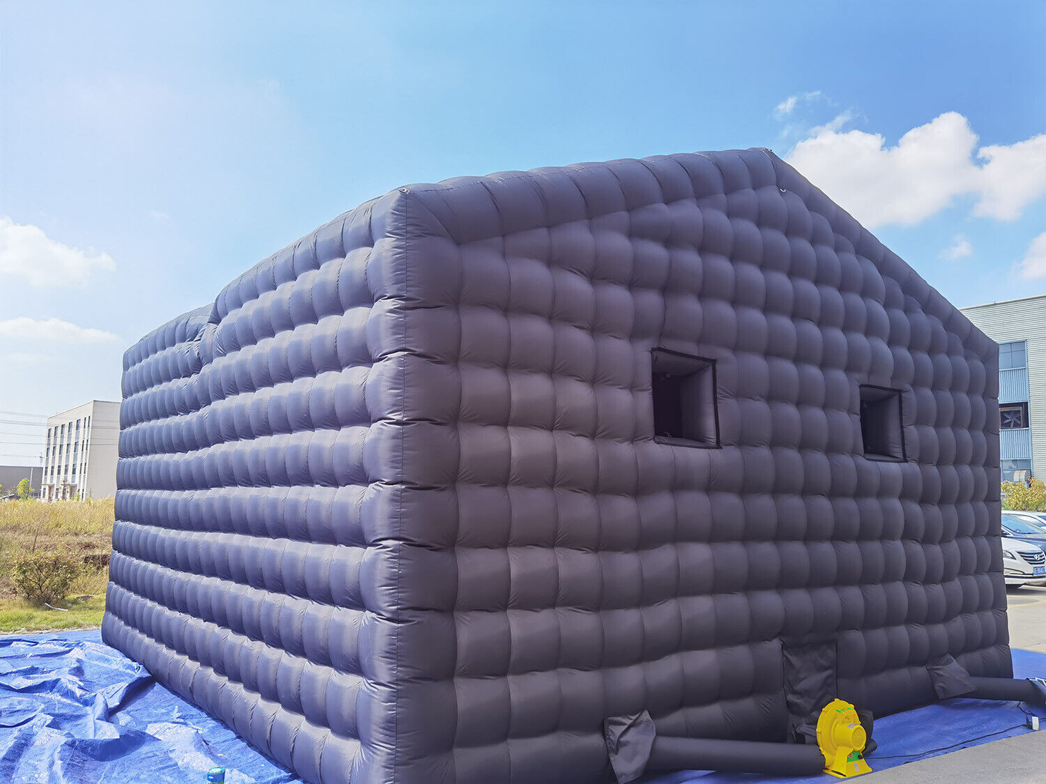 20FT Black Portable Inflatable Night Club Disco Mobile Inflatable Party Tent