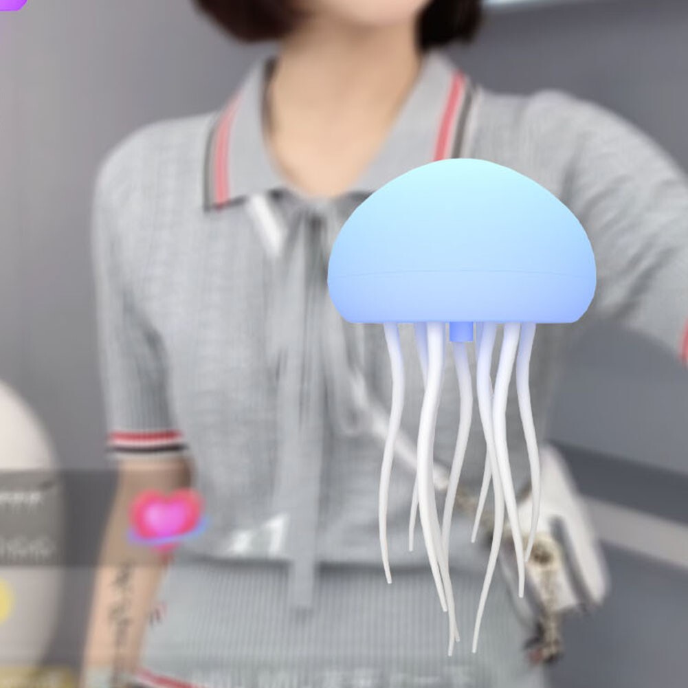 Colorful Voice Controlled For Jellyfish Decor Light Easily Rechargeable Design