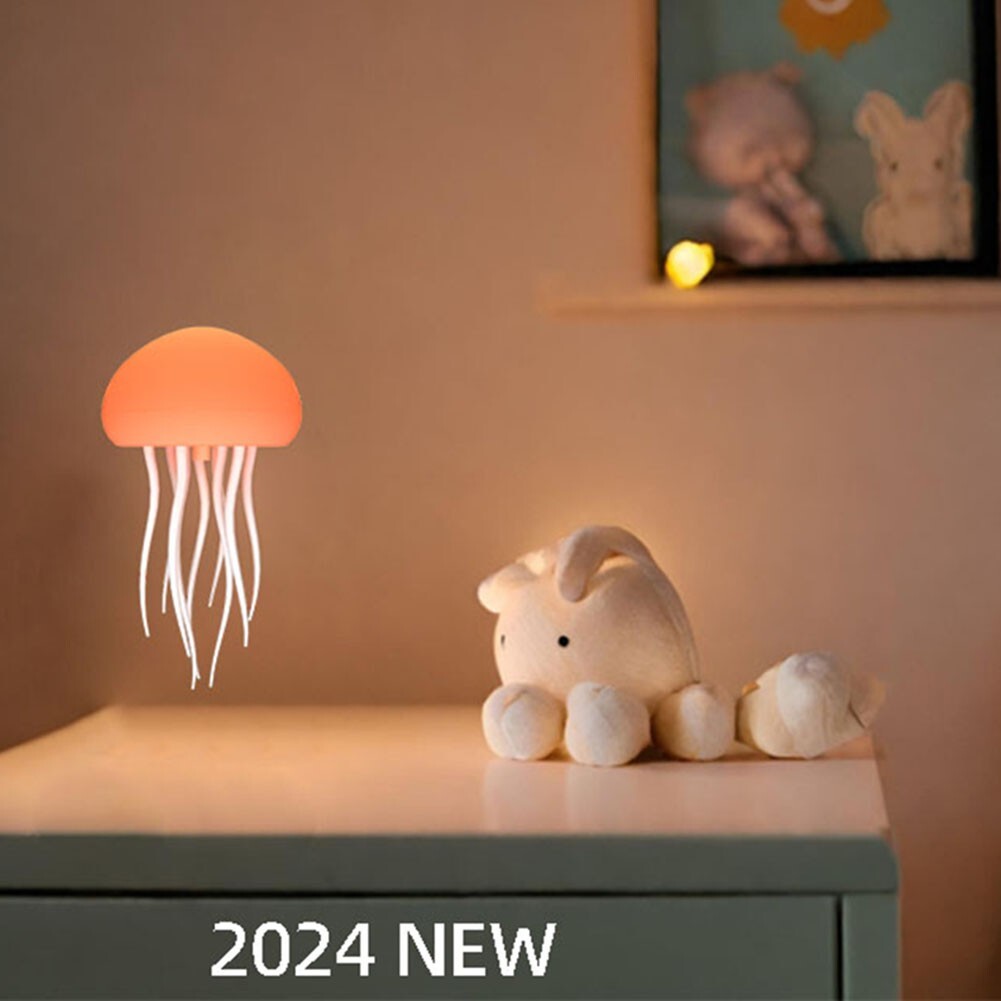 Colorful Voice Controlled For Jellyfish Decor Light Easily Rechargeable Design