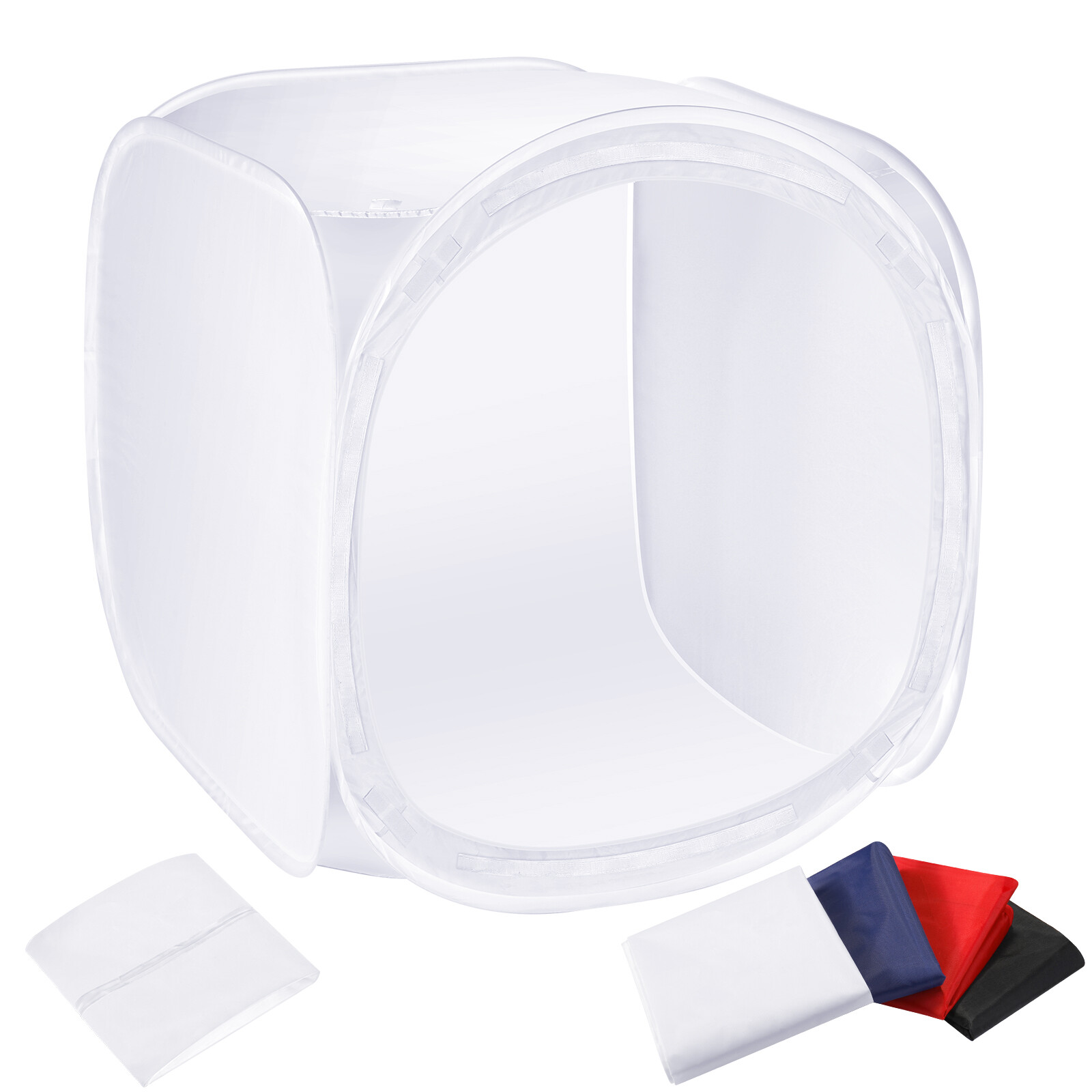 Neewer 24×24”Photo Shooting Tent Light Cube Diffusion SoftBox Kit&Backdrops