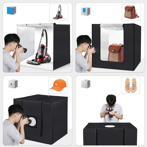 Large Photography Light Box, 32″x32″ Photo Studio Box, Portable 32×32 inches