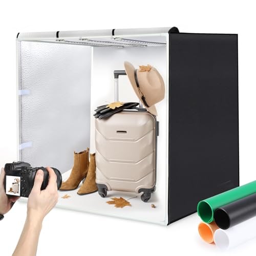 Large Photography Light Box, 32″x32″ Photo Studio Box, Portable 32×32 inches