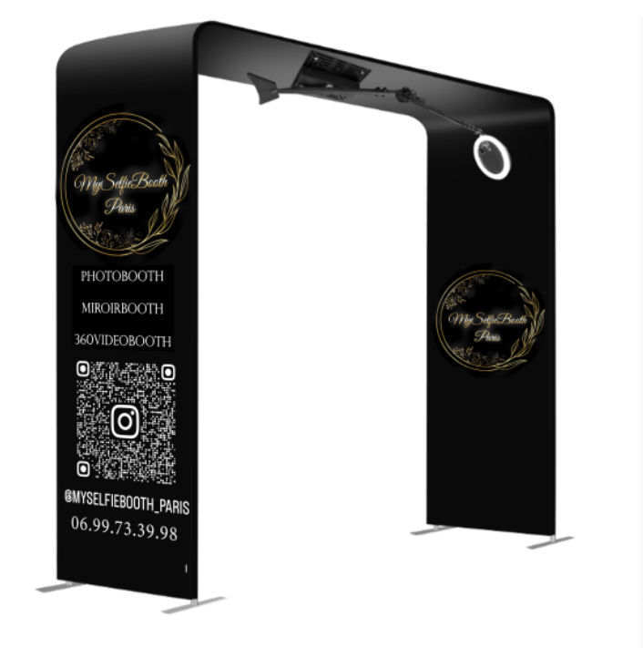 3m Automatic Overhead 360 Photo Booth 360 Video Top Spinner