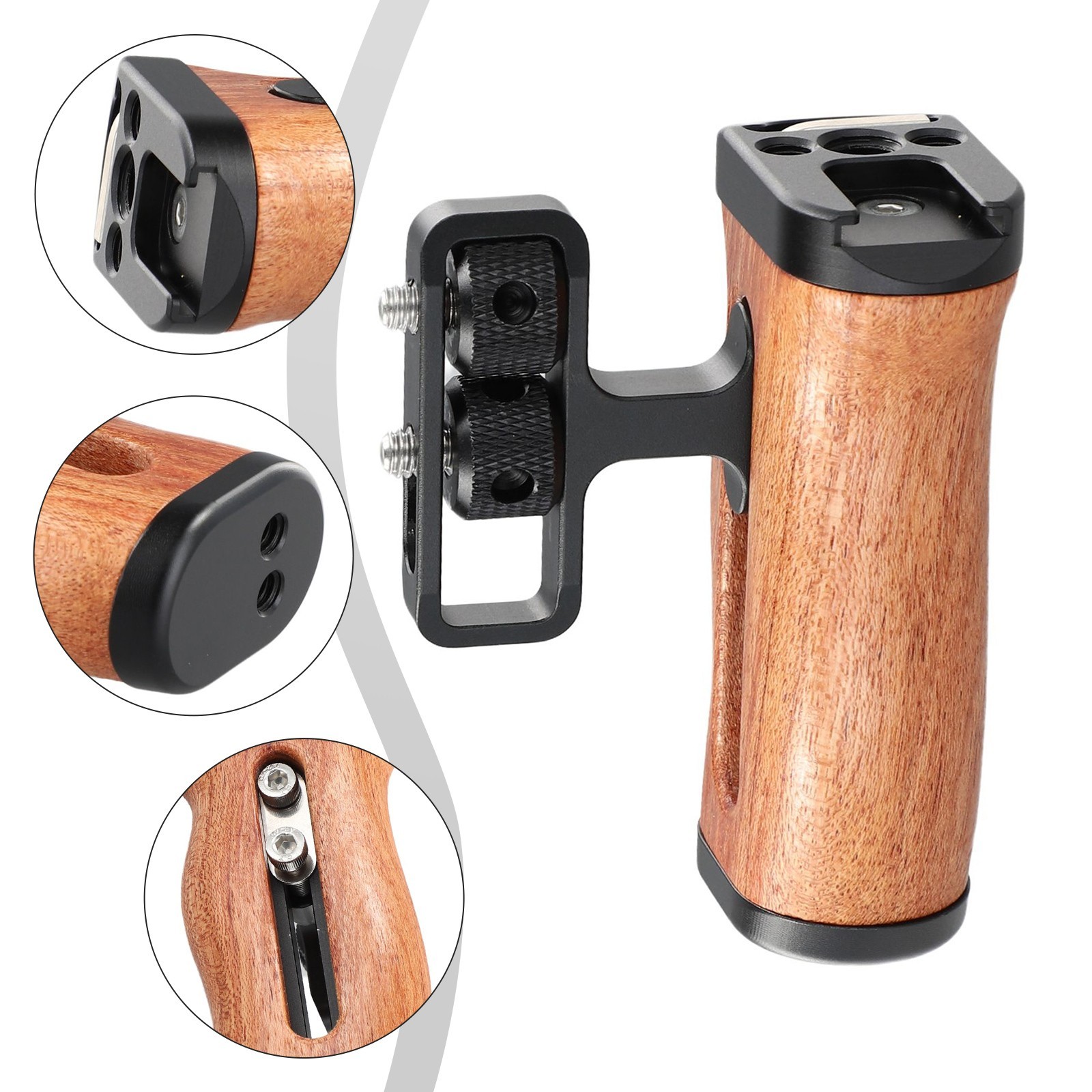 Camera Rabbit Cage Wooden Multi-Function Side Grip Handle SLR High Quality