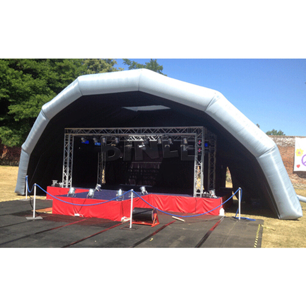 Mobile Portable 7m Giant Inflatable Stage Cover Tent w/Blower For Music Festival