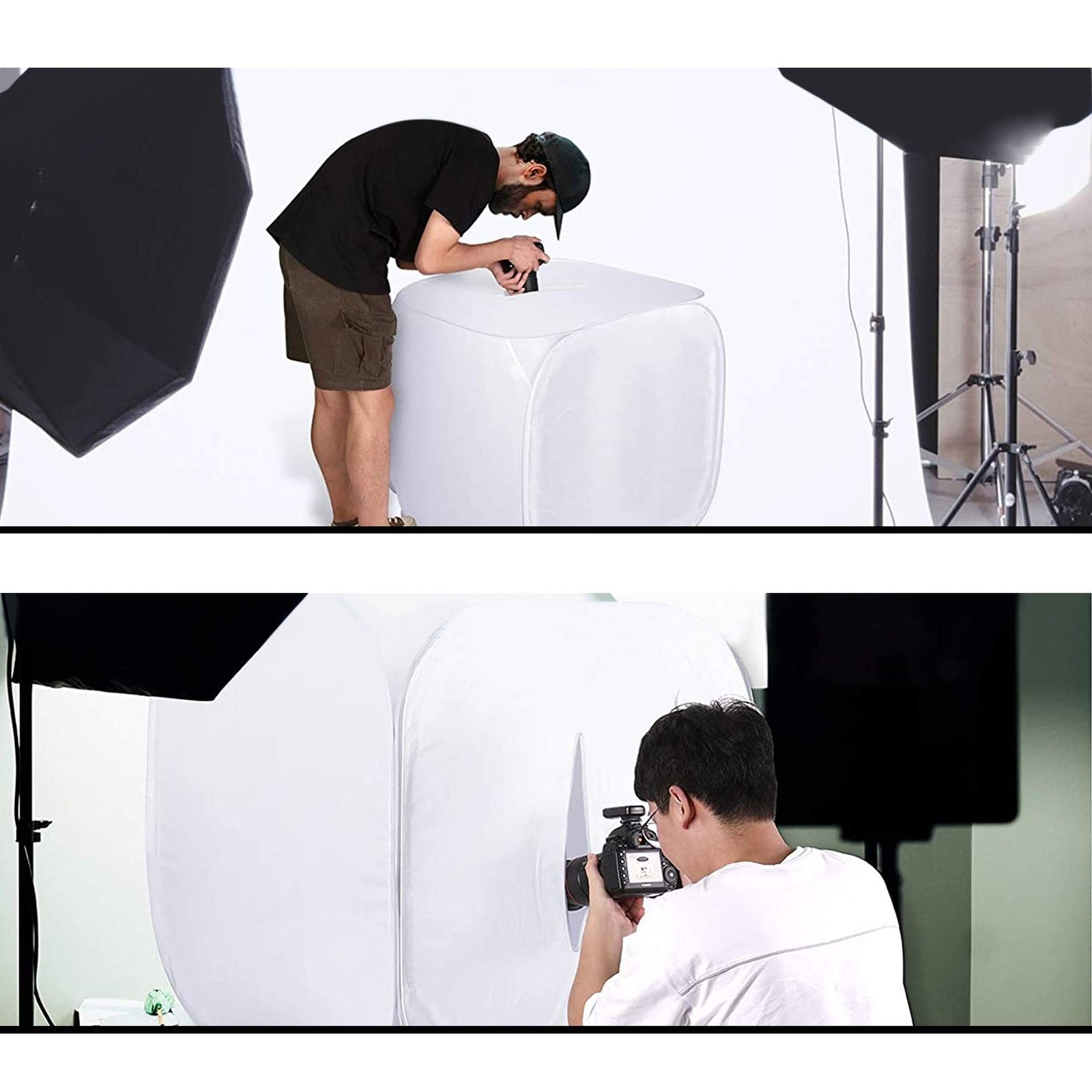 Bestshoot 24″ Portable Photo Studio Shooting Tent Light Box Cube Blue