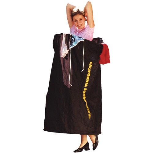 CALIFORNIA SUNBOUNCE DRESS TUBE BLACK, (760-000B) PORTABLE DRESSING ROOM