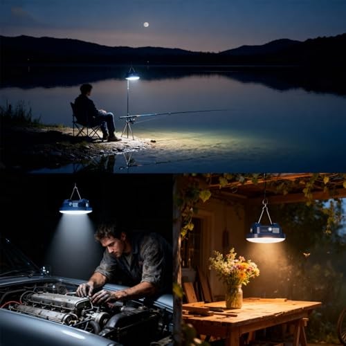 Strood Rechargeable 3000LM LED Camping Lighting,Portable Tent Light,Fixture