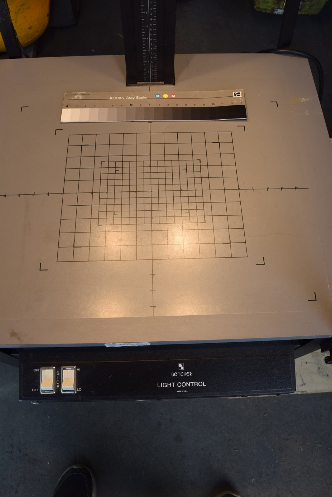 Bencher Copymate II 300w Quartz Halogen Lights (4) Copy Stand Table Copy Mate 2