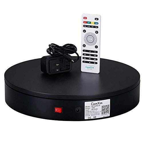 Professional 360 Degree Black Rotating Turntable for Product Photography,