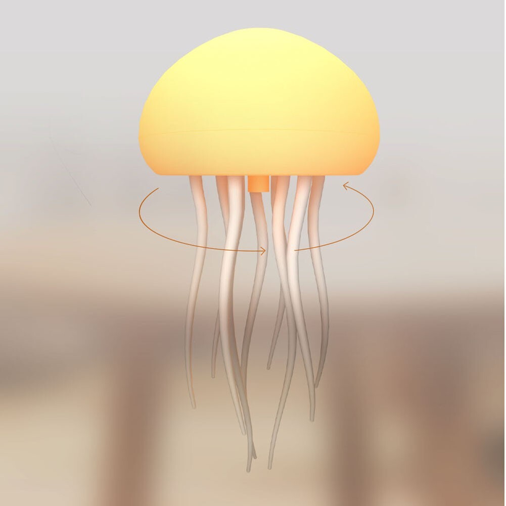 Colorful Voice Controlled For Jellyfish Decor Light Easily Rechargeable Design
