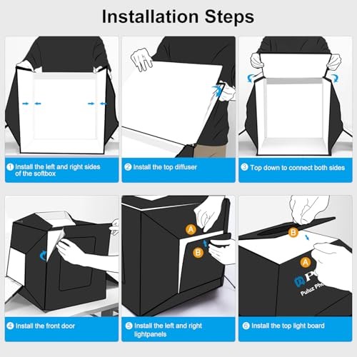 16×16 Inch Upgrade Photo Studio Light Box, Professional Upgraded-16*16 inch