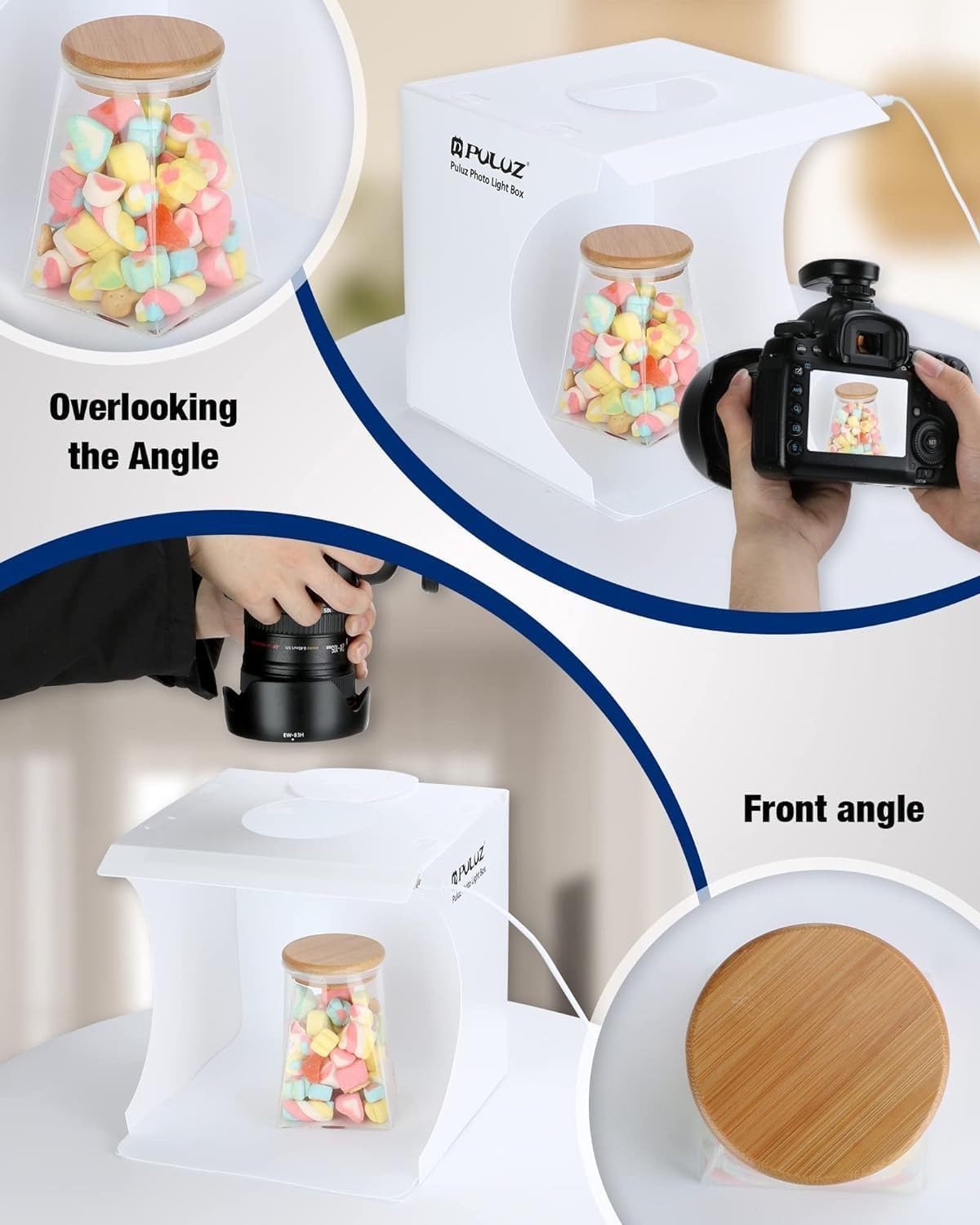 Folding 20cm 6 Color Backdrop Photo Studio Photography Shooting Tent Light Box