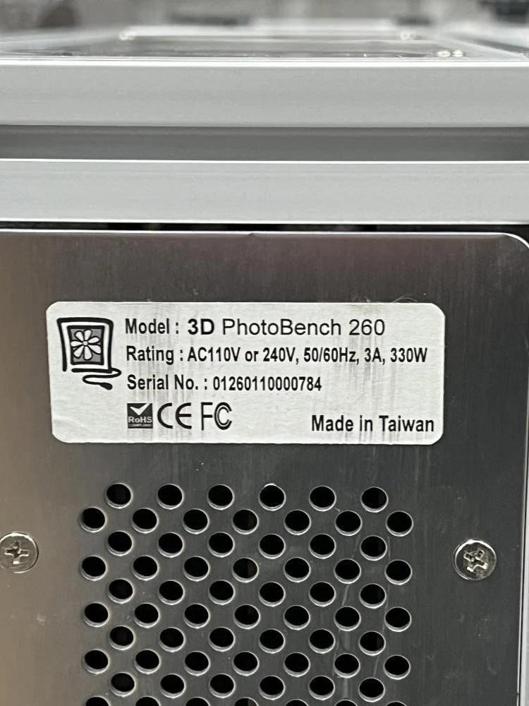 Ortery 3D PhotoBench 260 N/A 3DPB-260 Gray (N/A) – Fair