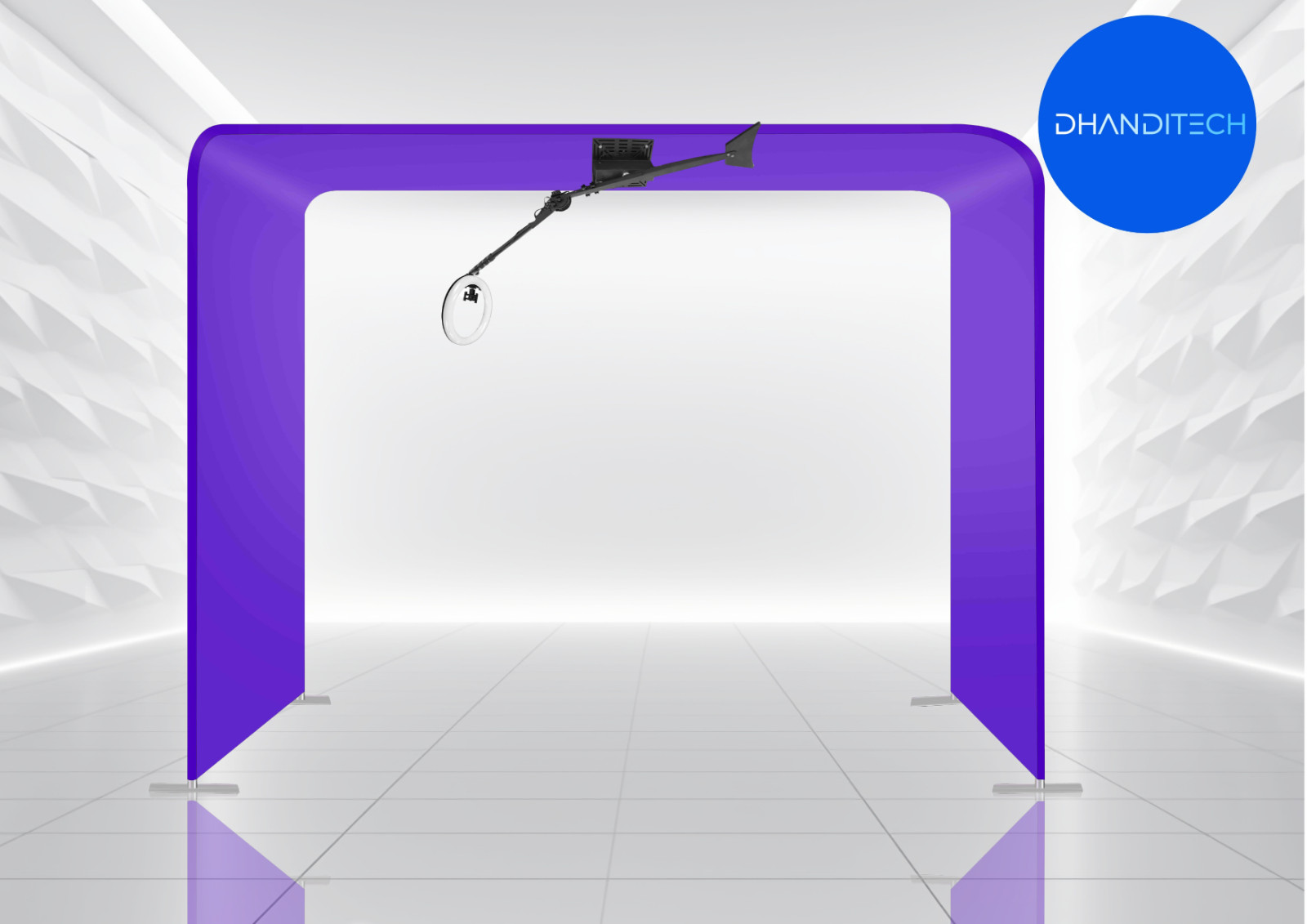 3m Automatic Overhead 360 Photo Booth 360 Video Top Spinner