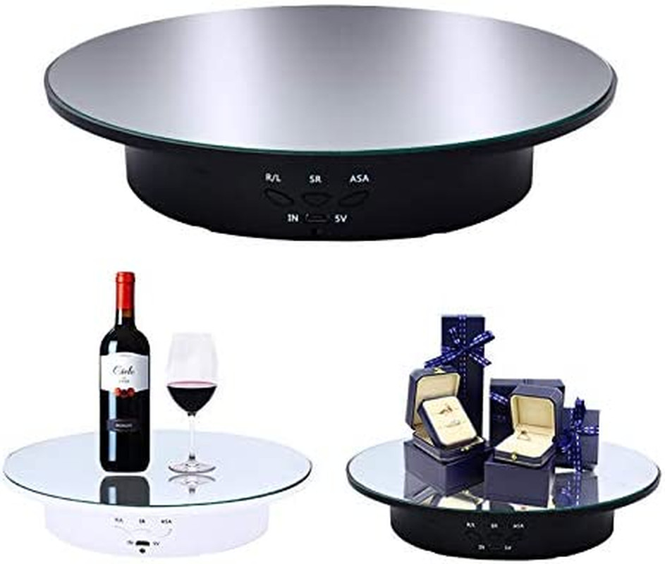 360 Degree Electric Rotating Rotating Turntable Display Stand for Photography