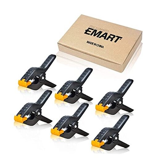 Heavy Duty Muslin Spring Clamps, 4.5 inch Photo Booth Backdrop Clips 6 clamps