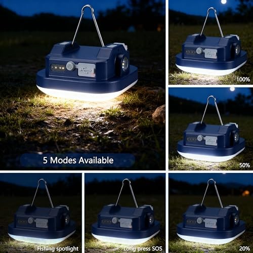 Strood Rechargeable 3000LM LED Camping Lighting,Portable Tent Light,Fixture