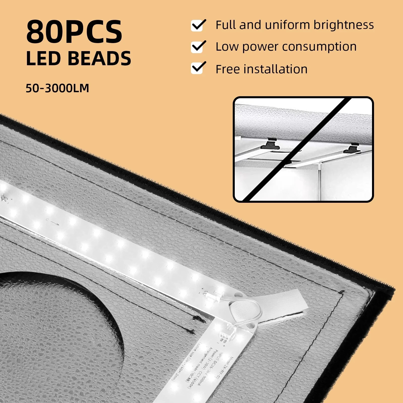 Portable Photo Light Box 16×16″ – LED Light Tent with 4 Backdrops